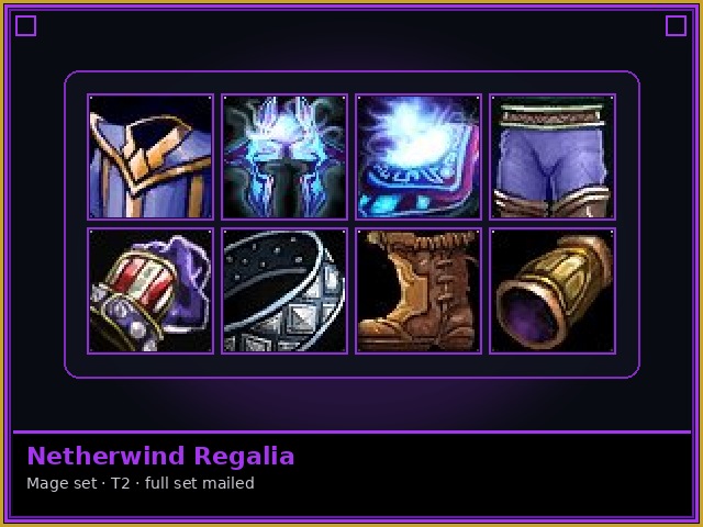 Mage · T2 — Netherwind Regalia