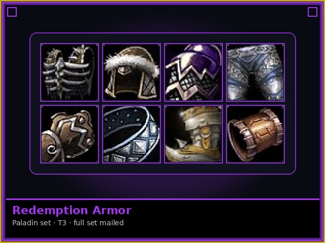Paladin · T3 — Redemption Armor