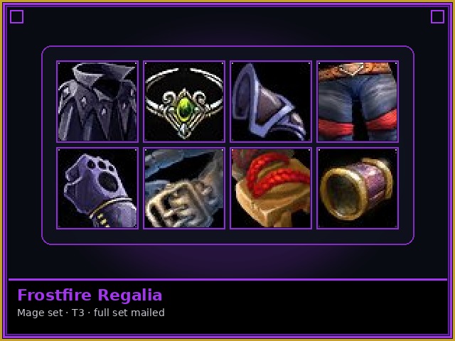 Mage · T3 — Frostfire Regalia
