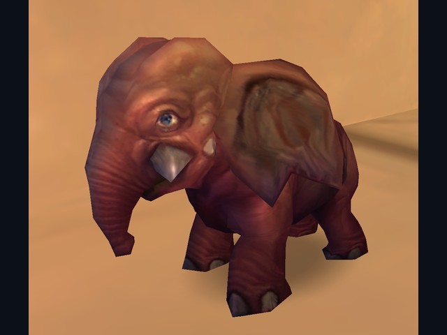 Pint-Sized Pink Pachyderm