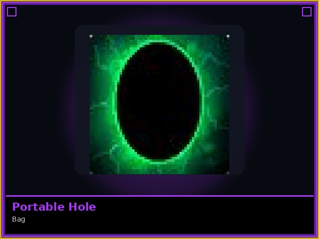 Portable Hole